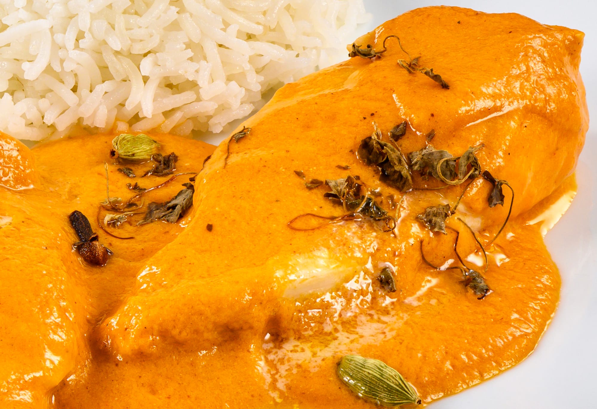 Butter Chicken (Murgh Makhanwala, aufwendige Version)